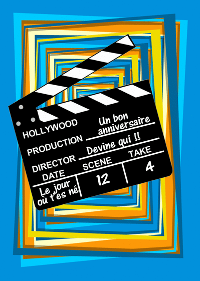 Carte Un Bon Anniversaire Au Cinéma : Envoyer une Carte 